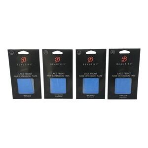 (4 Pack) 480 Tabs Beautify Lace Front Hair Extension Tape 1 9/16" x 5/16" - NEW